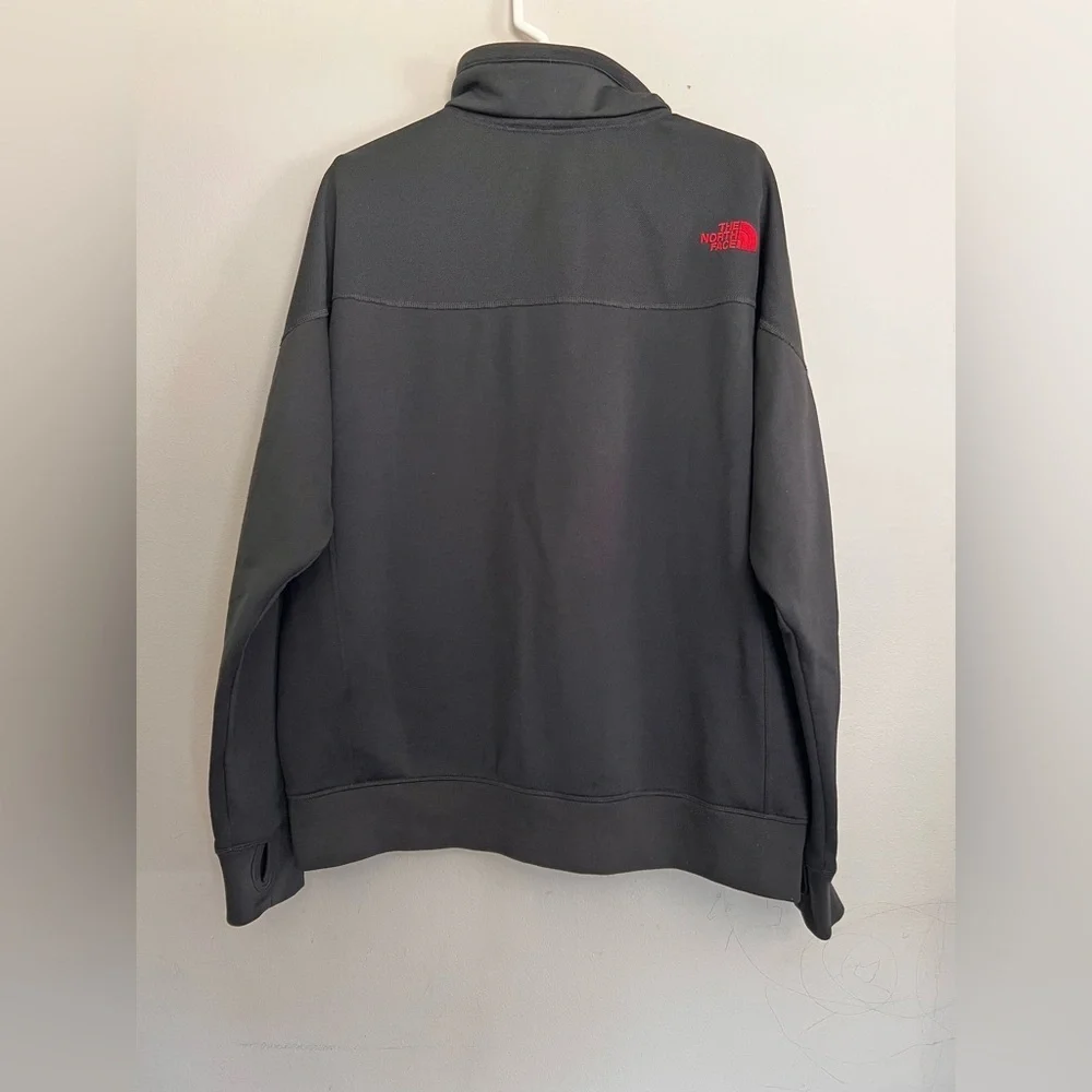 The North Face Jacket Men’s Black Full Zip Knit Fleece Lined Size Medium